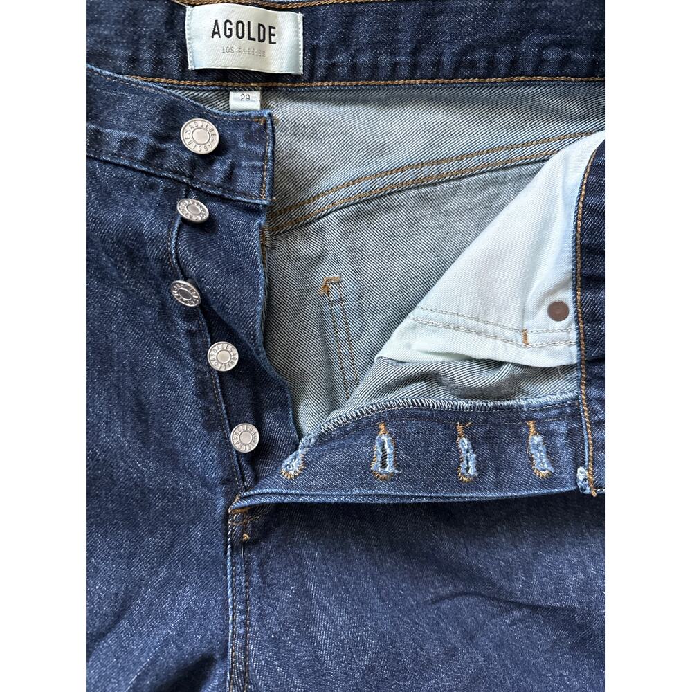 AGOLDE Ren High-Rise Wide-Leg‎ Jeans in Reissue Size 29 - Picture 8 of 10